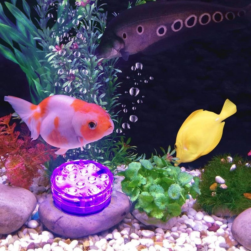 Anziner 4Pack Submersible led Lights Waterproof Pool Lights Underwater with 16 Colors and Remote Control for Aquarium,Vase, Bath,Hot Tub, Halloween, Christmas,Swimming Pool and Party Decoration - Image 3